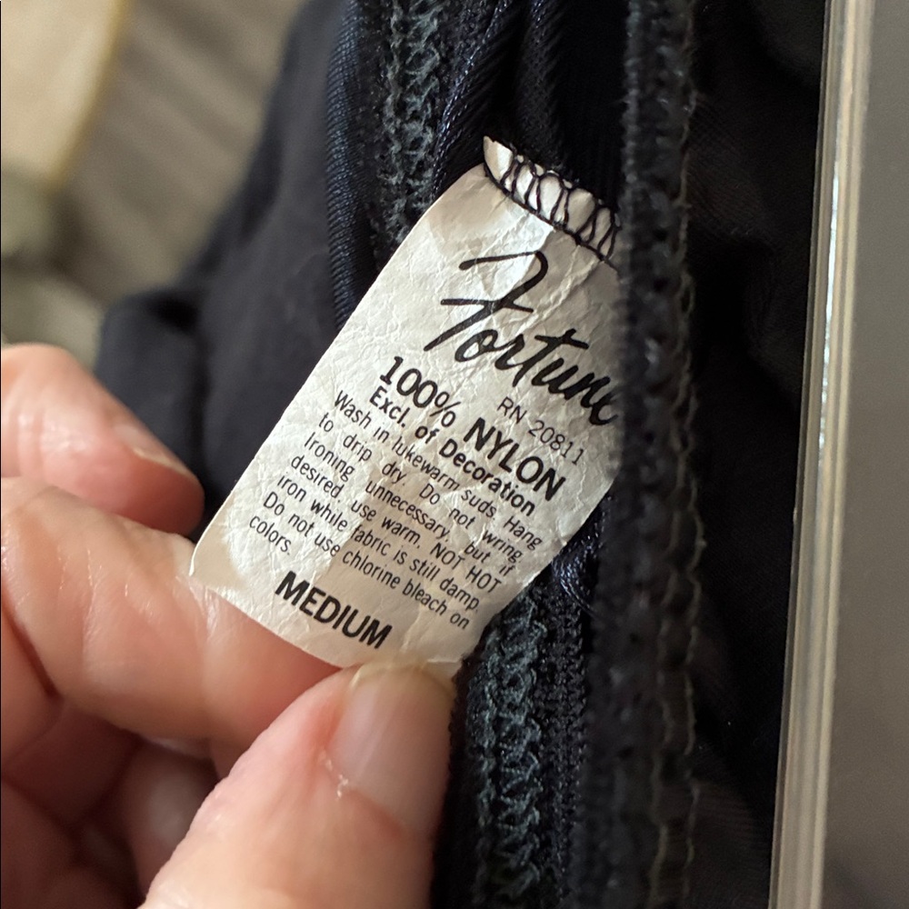 Vintage Women’s Fortune Black Slip - Picture 5 of 5